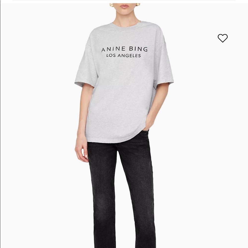 ANINE BING Myers Logo T-Shirt Sz M NTW - Picture 2 of 6